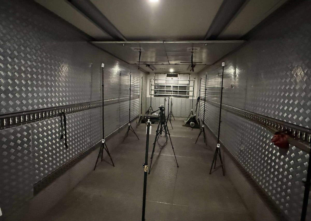 Temperature mapping inside a reefer container