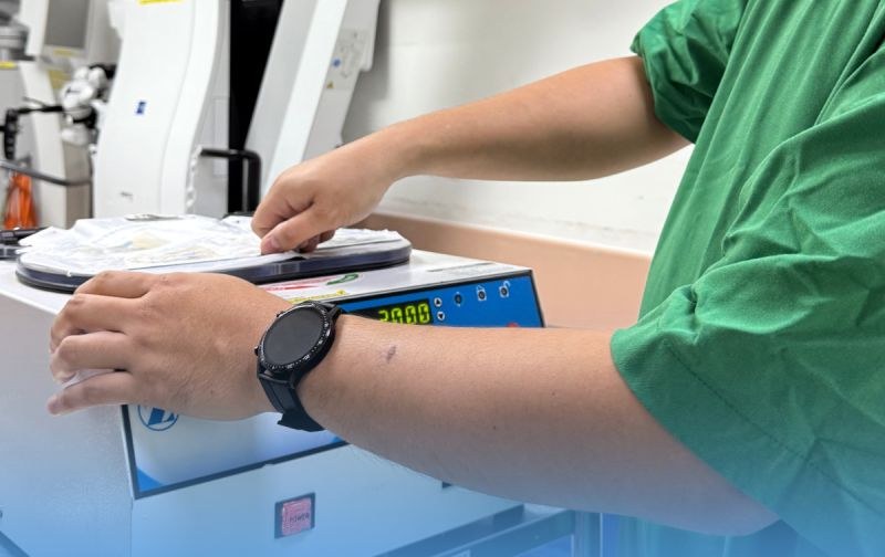 Centrifuge calibration in a hospital
