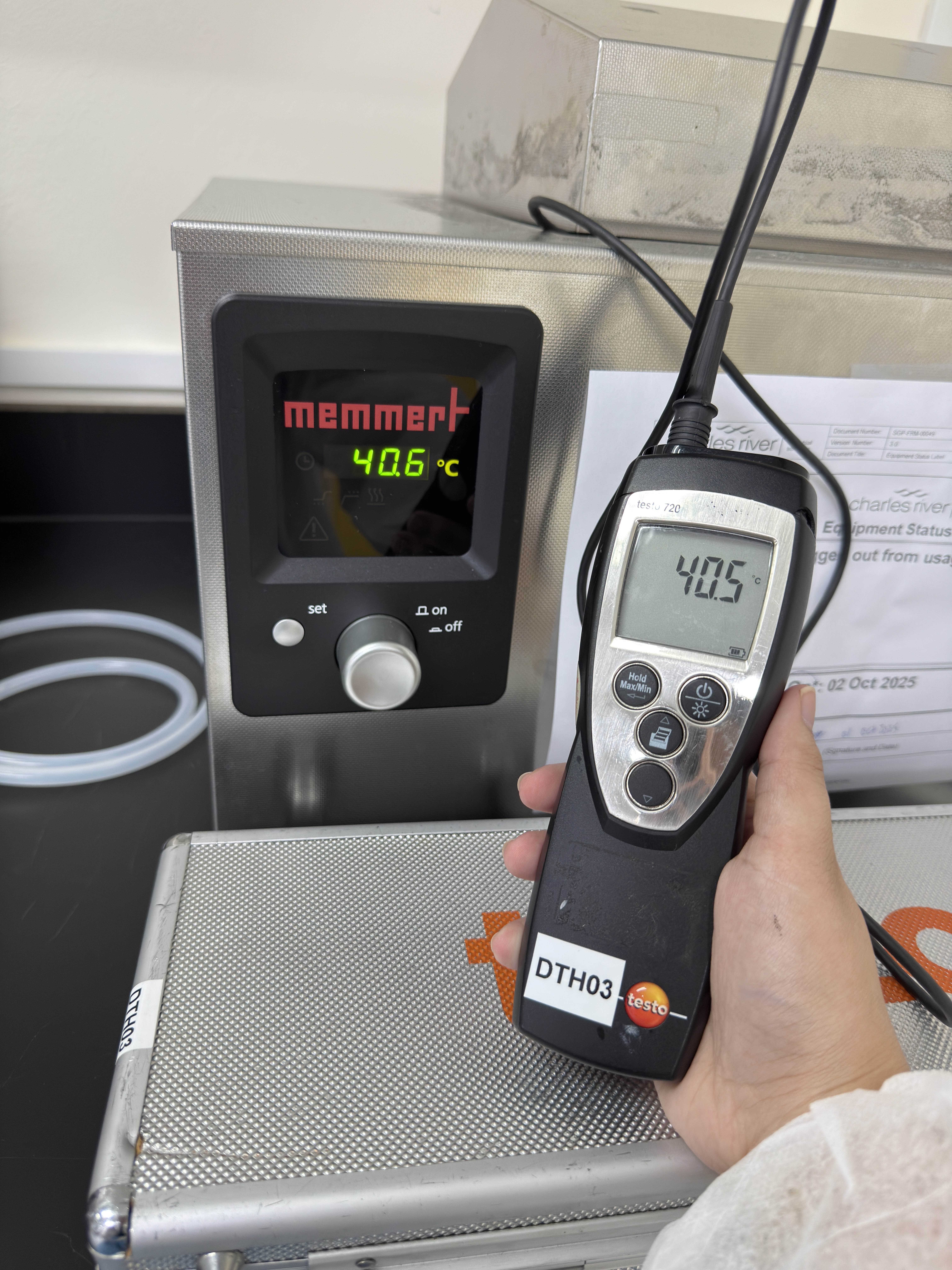 Calibrating a CO2 incubator